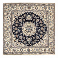 Perser Rug - Nain square  - 195 x 193 cm - dark blue