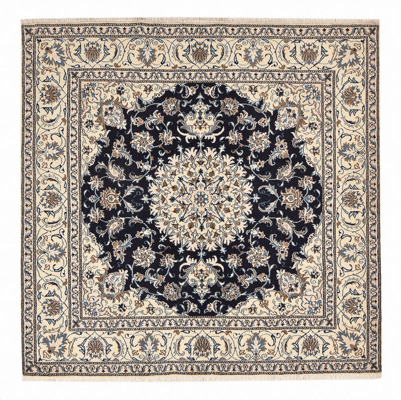 Perser Rug - Nain square  - 195 x 193 cm - dark blue