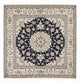 Perserteppich - Nain quadratisch  - 198 x 193 cm - dunkelblau