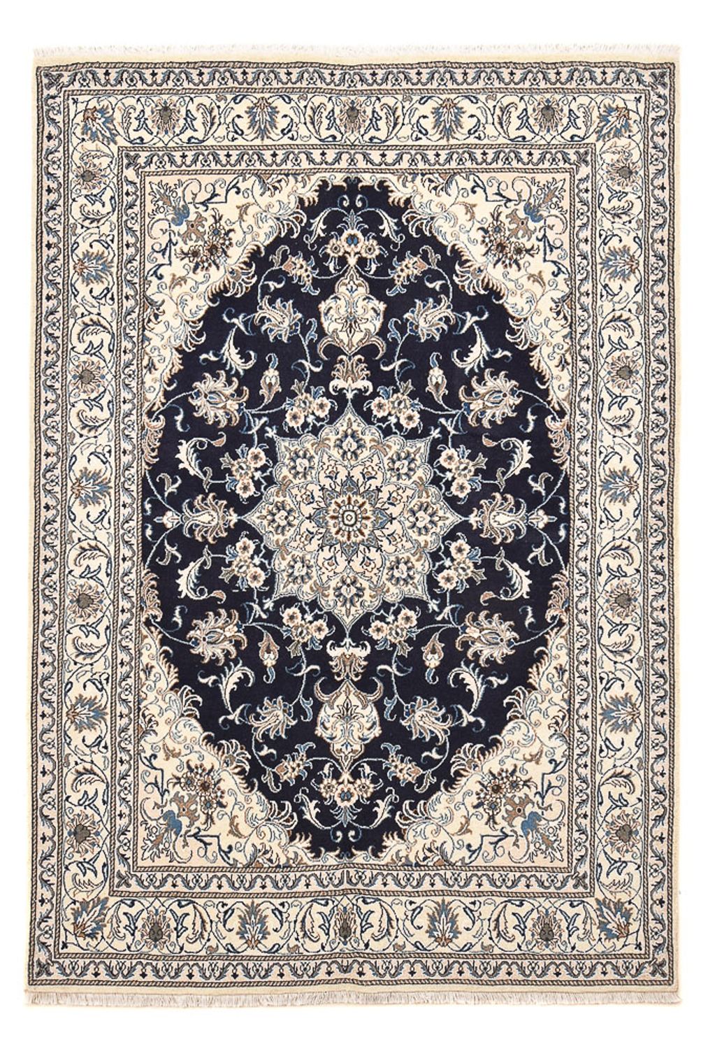 Perser Rug - Nain - 239 x 165 cm - dark blue