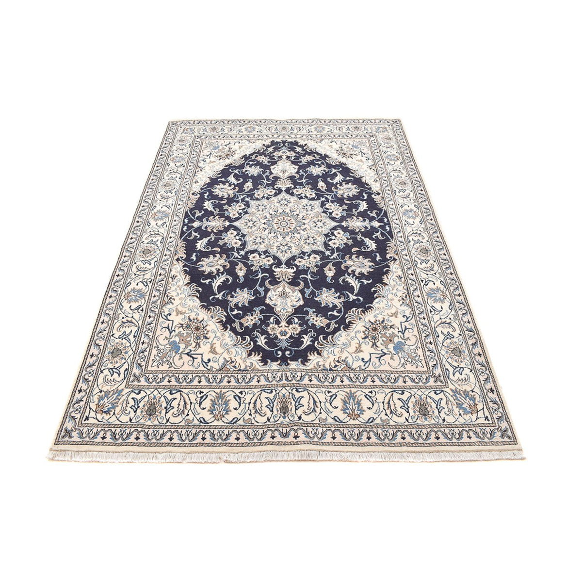 Perser Rug - Nain - 239 x 165 cm - dark blue