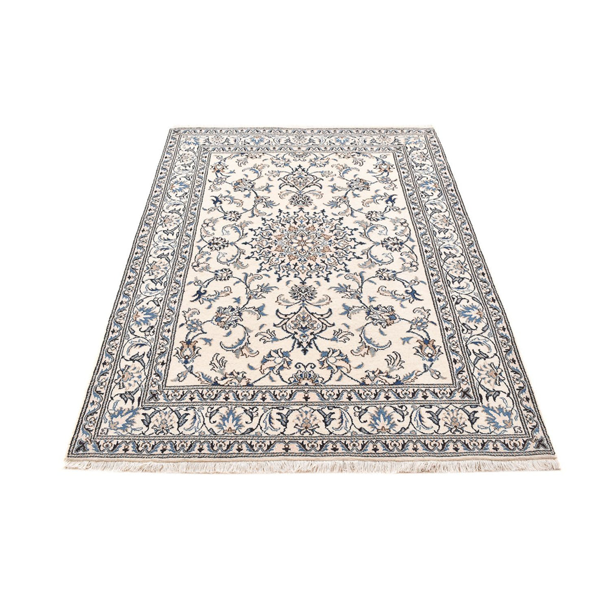 Perser Rug - Nain - 203 x 145 cm - light grey