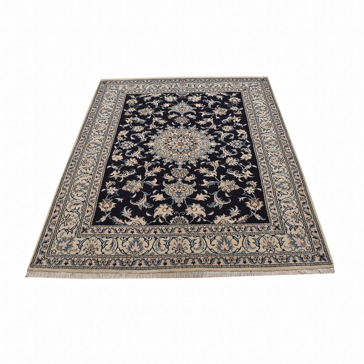 Perser Rug - Nain - 200 x 149 cm - dark blue