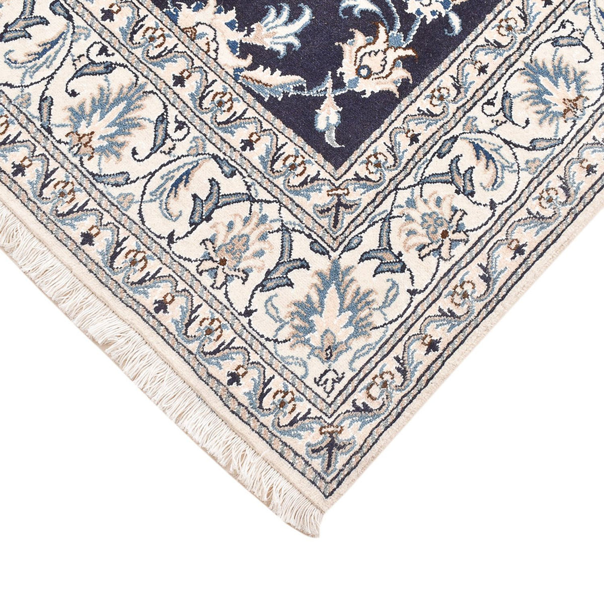 Perser Rug - Nain - 207 x 146 cm - dark blue