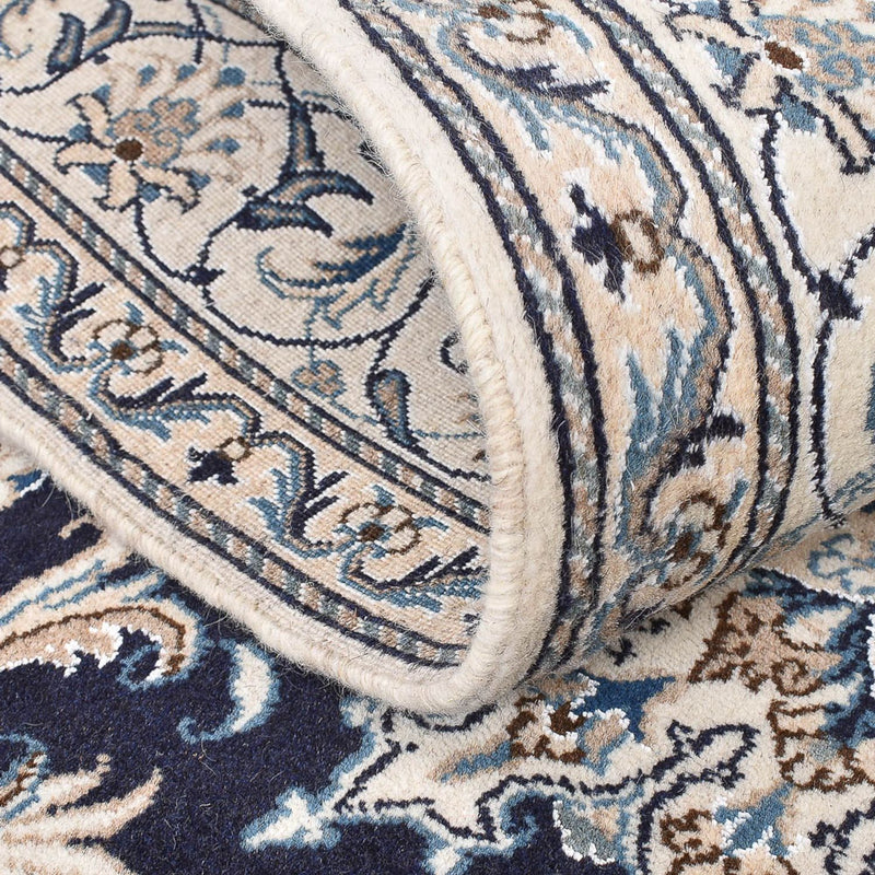 Perser Rug - Nain - 207 x 146 cm - dark blue