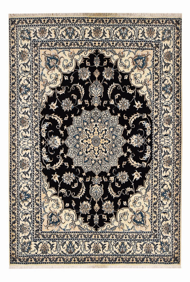 Perser Rug - Nain - 210 x 149 cm - dark blue
