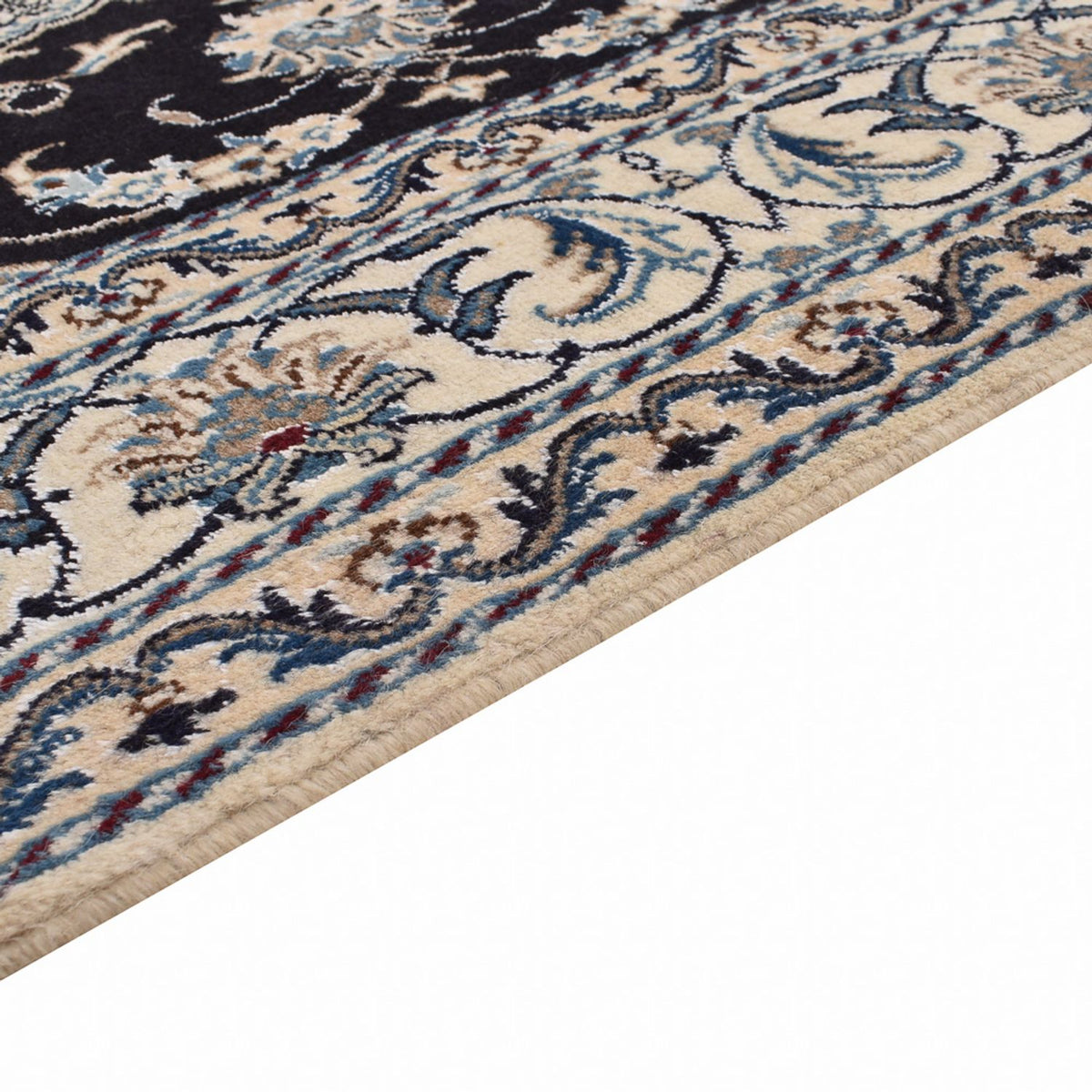 Perser Rug - Nain - 210 x 149 cm - dark blue