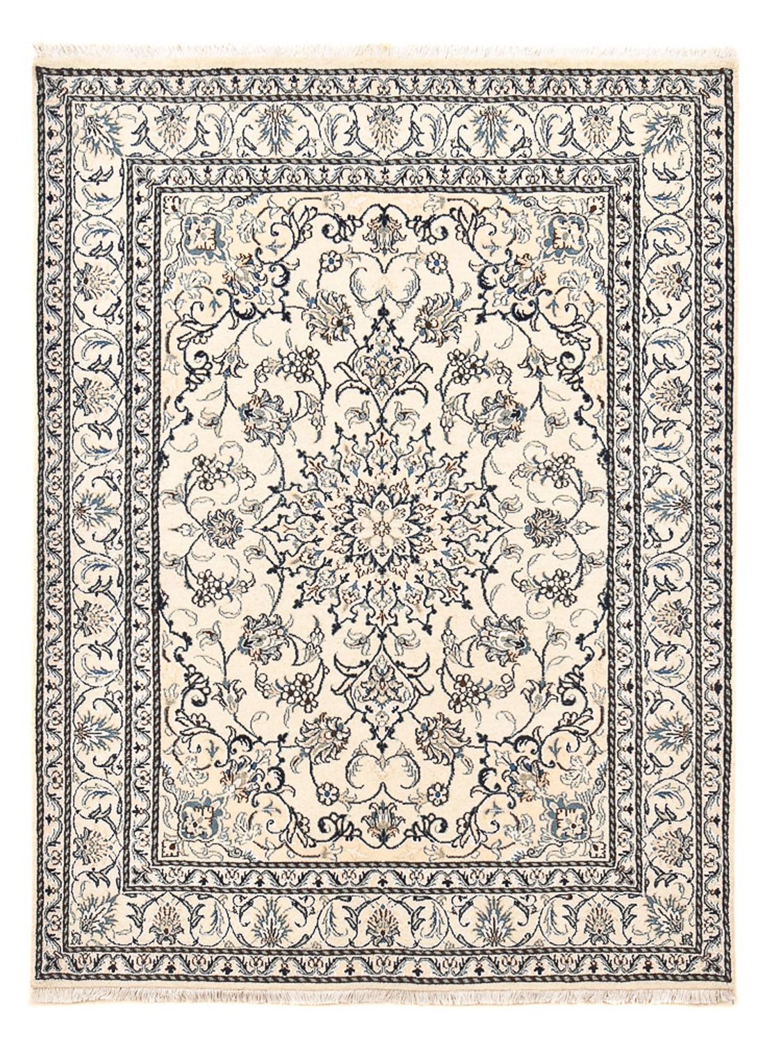 Perser Rug - Nain - 202 x 150 cm - light beige