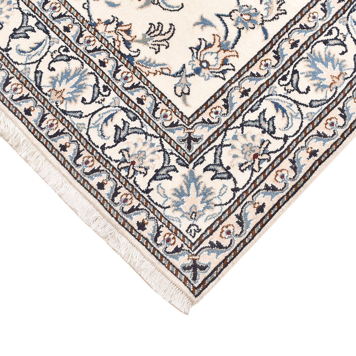 Perser Rug - Nain - 198 x 143 cm - light beige