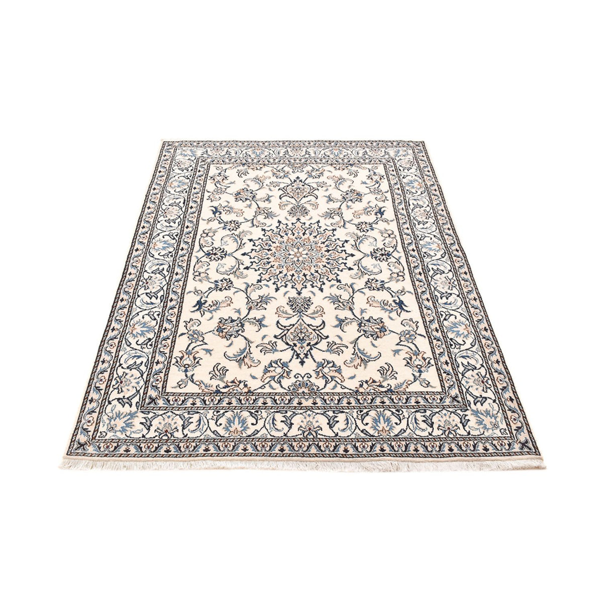 Perser Rug - Nain - 198 x 143 cm - light beige