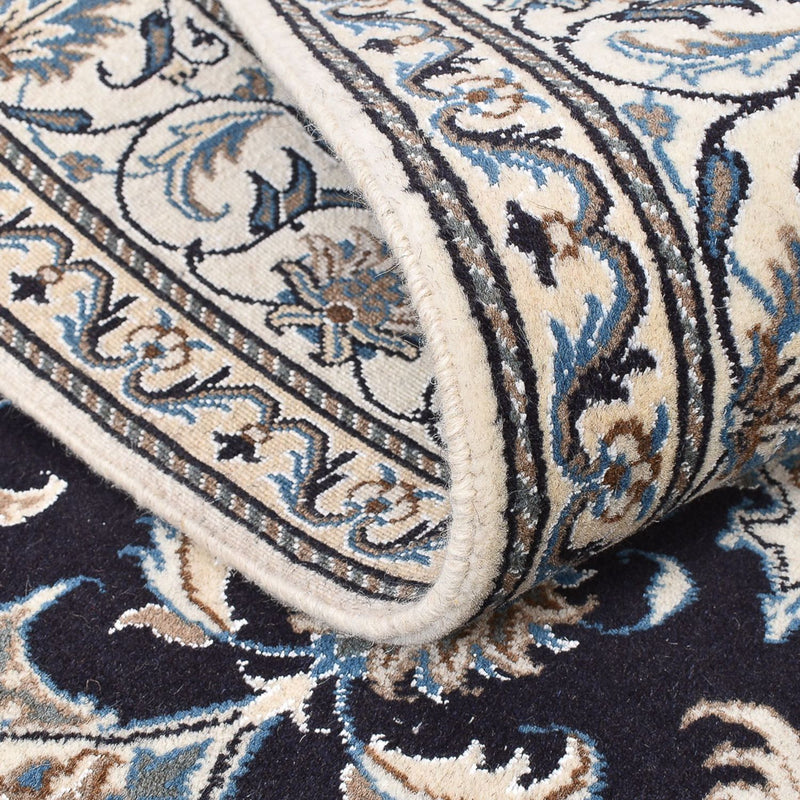 Perser Rug - Nain - 195 x 147 cm - dark blue