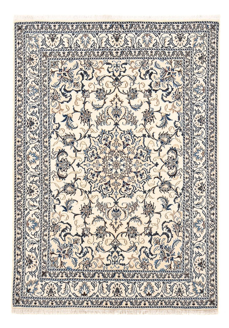 Perser Rug - Nain - 201 x 145 cm - light beige