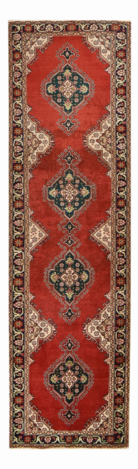 Runner Perser Rug - Tabriz - 340 x 96 cm - red