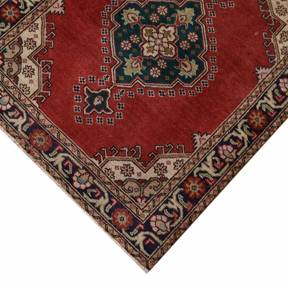 Runner Perser Rug - Tabriz - 340 x 96 cm - red