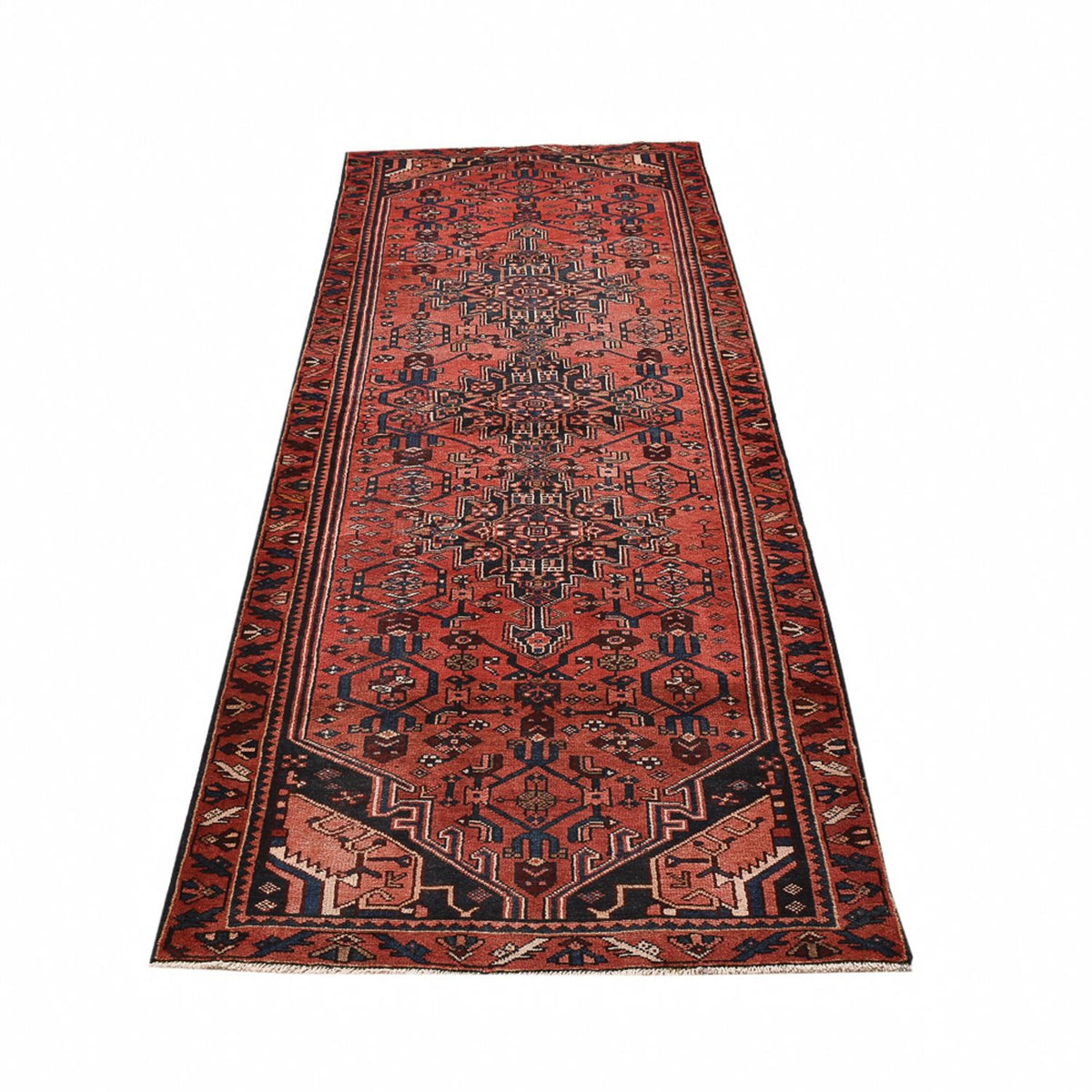 Runner Perser Rug - Bidjar - 288 x 104 cm - red
