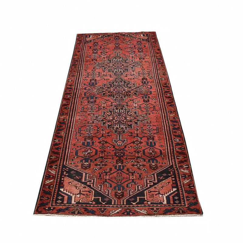 Runner Perser Rug - Bidjar - 288 x 104 cm - red
