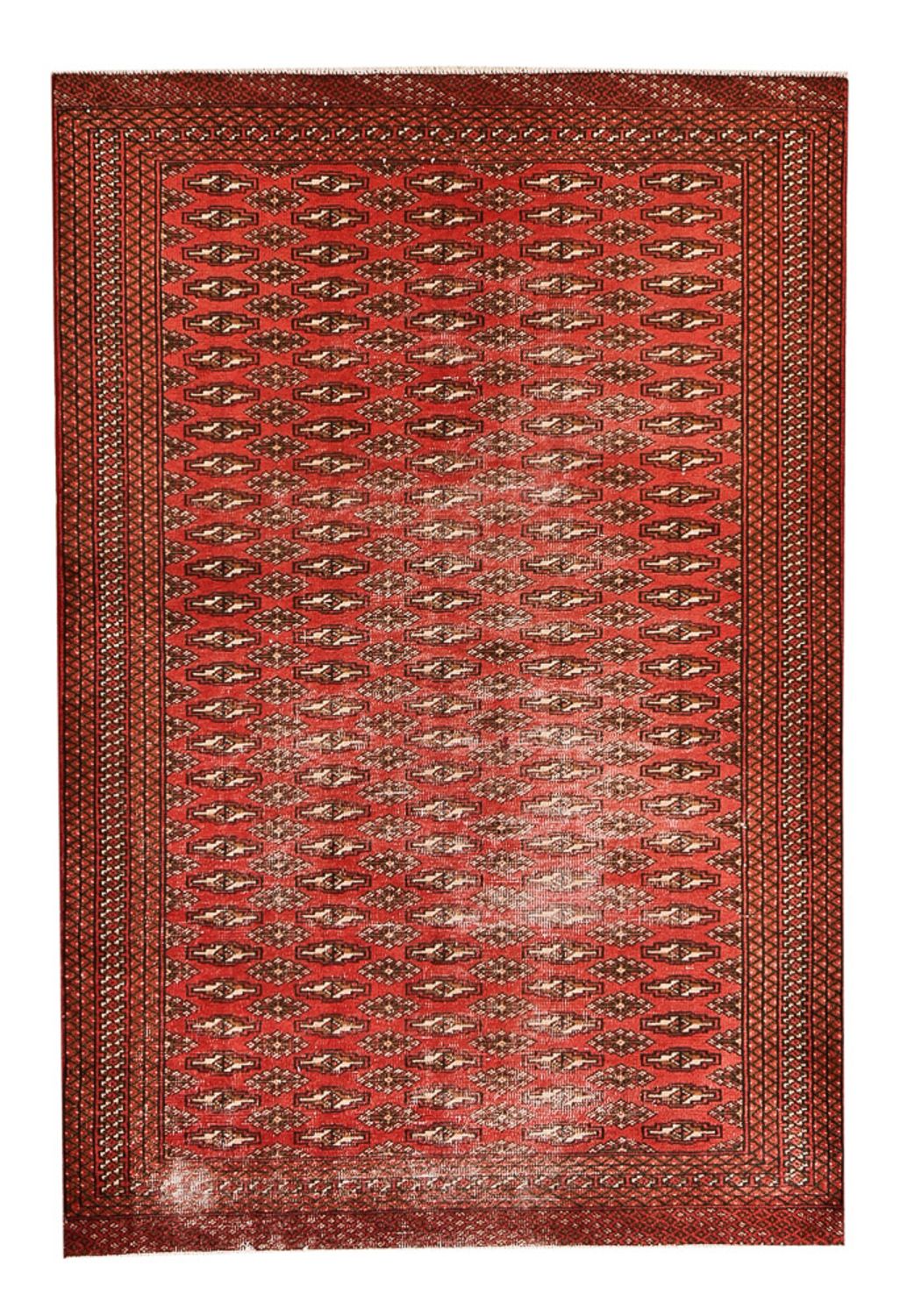 Turkaman Rug - 190 x 128 cm - red