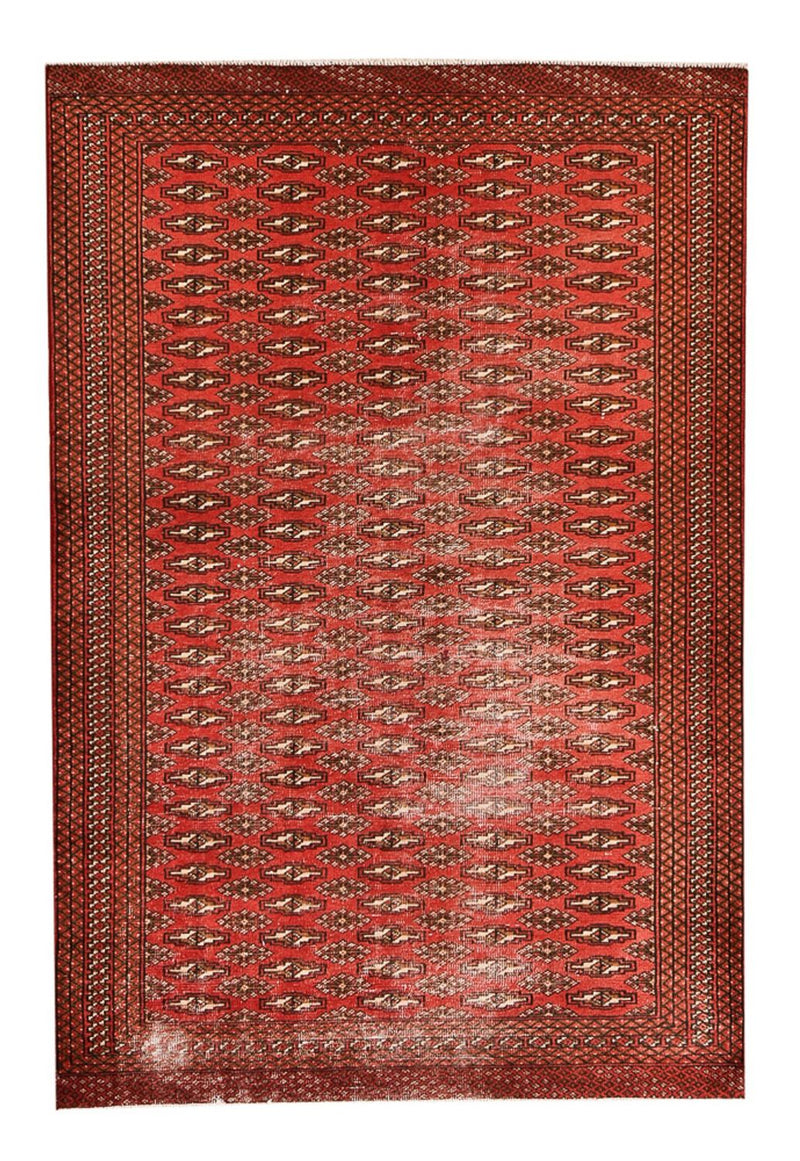 Turkaman Rug - 190 x 128 cm - red