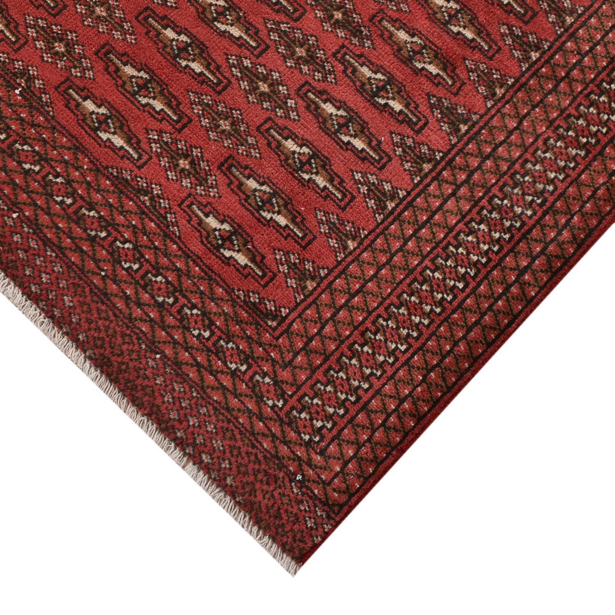 Turkaman Rug - 190 x 128 cm - red