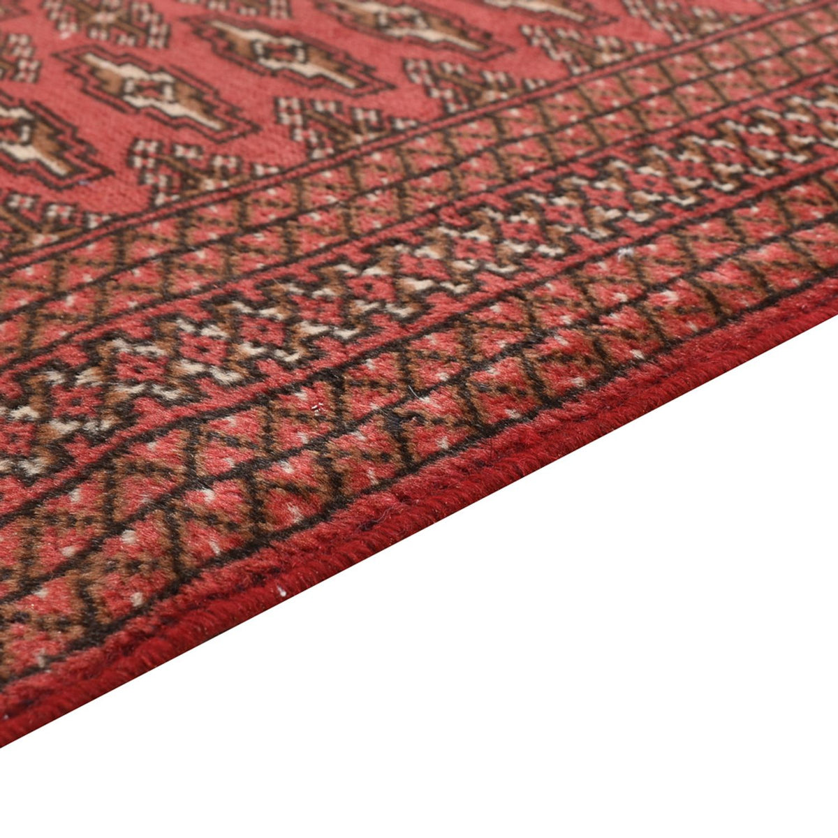 Turkaman Rug - 190 x 128 cm - red