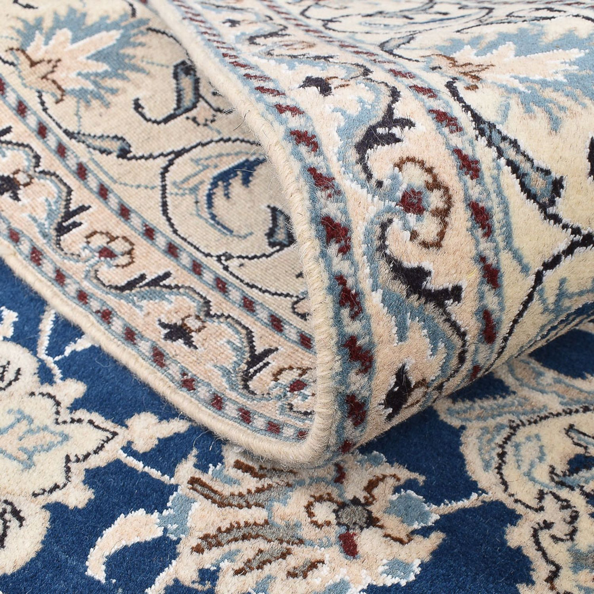 Perser Rug - Nain - 198 x 149 cm - blue