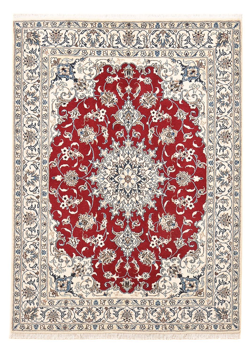 Perser Rug - Nain - 197 x 150 cm - red