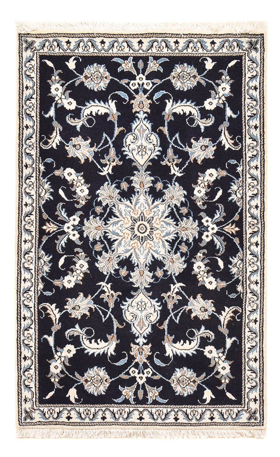 Perser Rug - Nain - 140 x 89 cm - dark blue