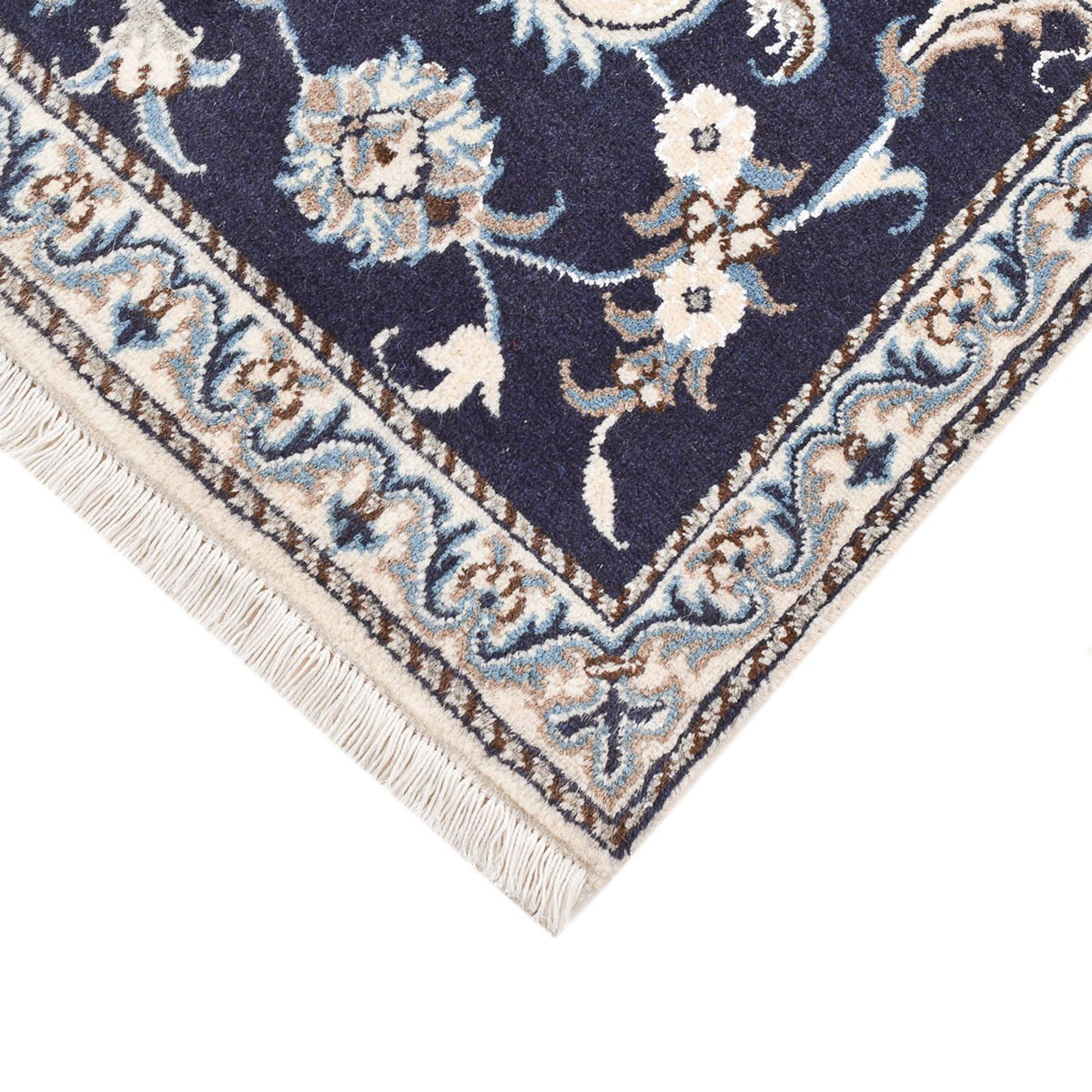 Perser Rug - Nain - 140 x 87 cm - dark beige