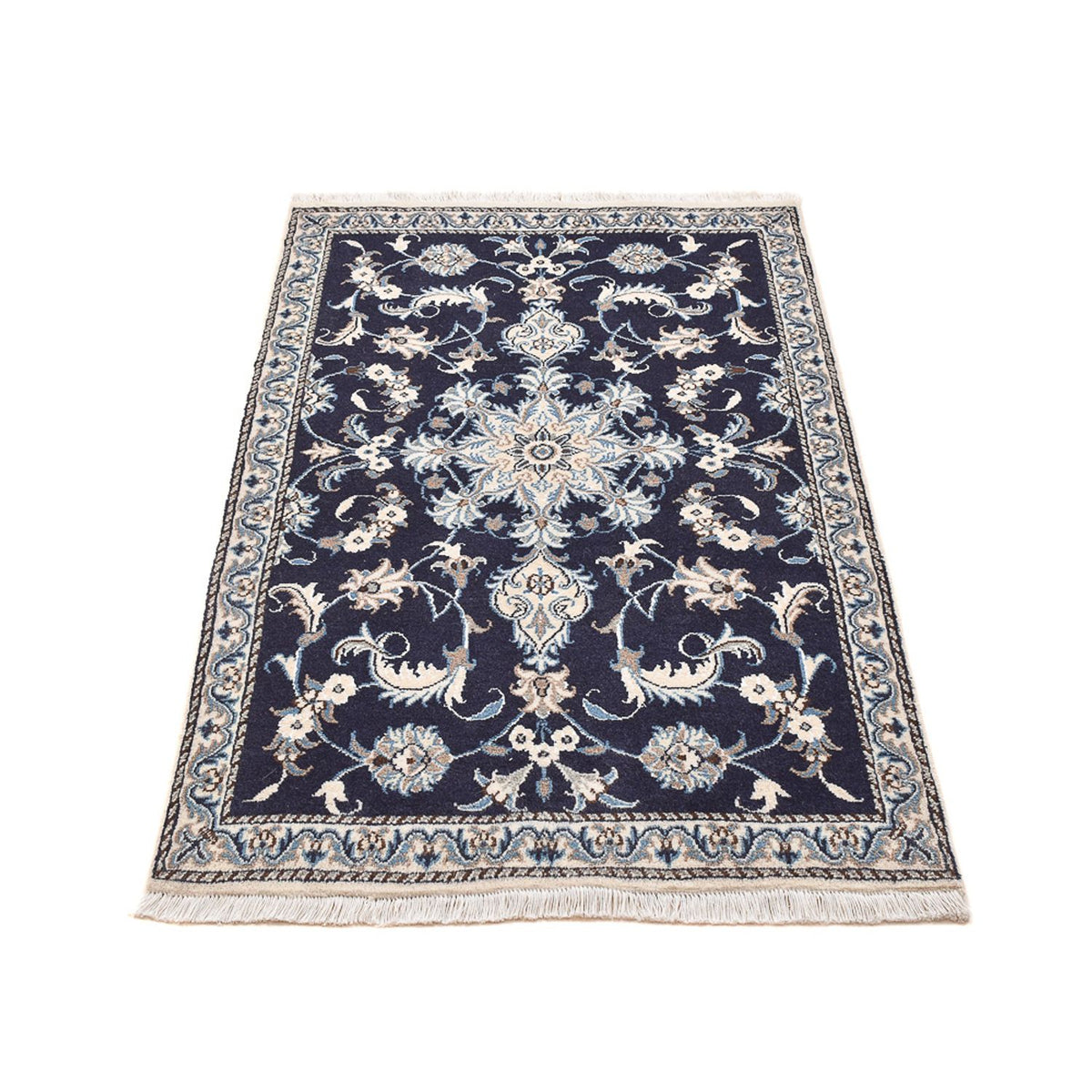 Perser Rug - Nain - 140 x 87 cm - dark beige