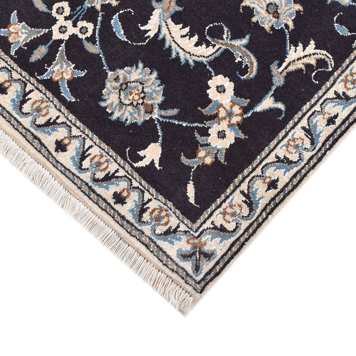 Perser Rug - Nain - 145 x 87 cm - dark beige