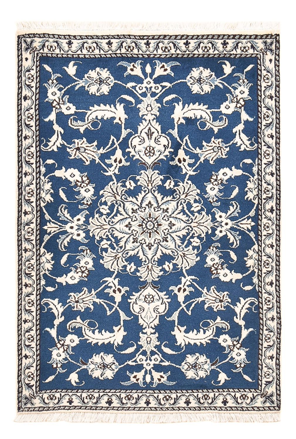 Perser Rug - Nain - 133 x 90 cm - blue