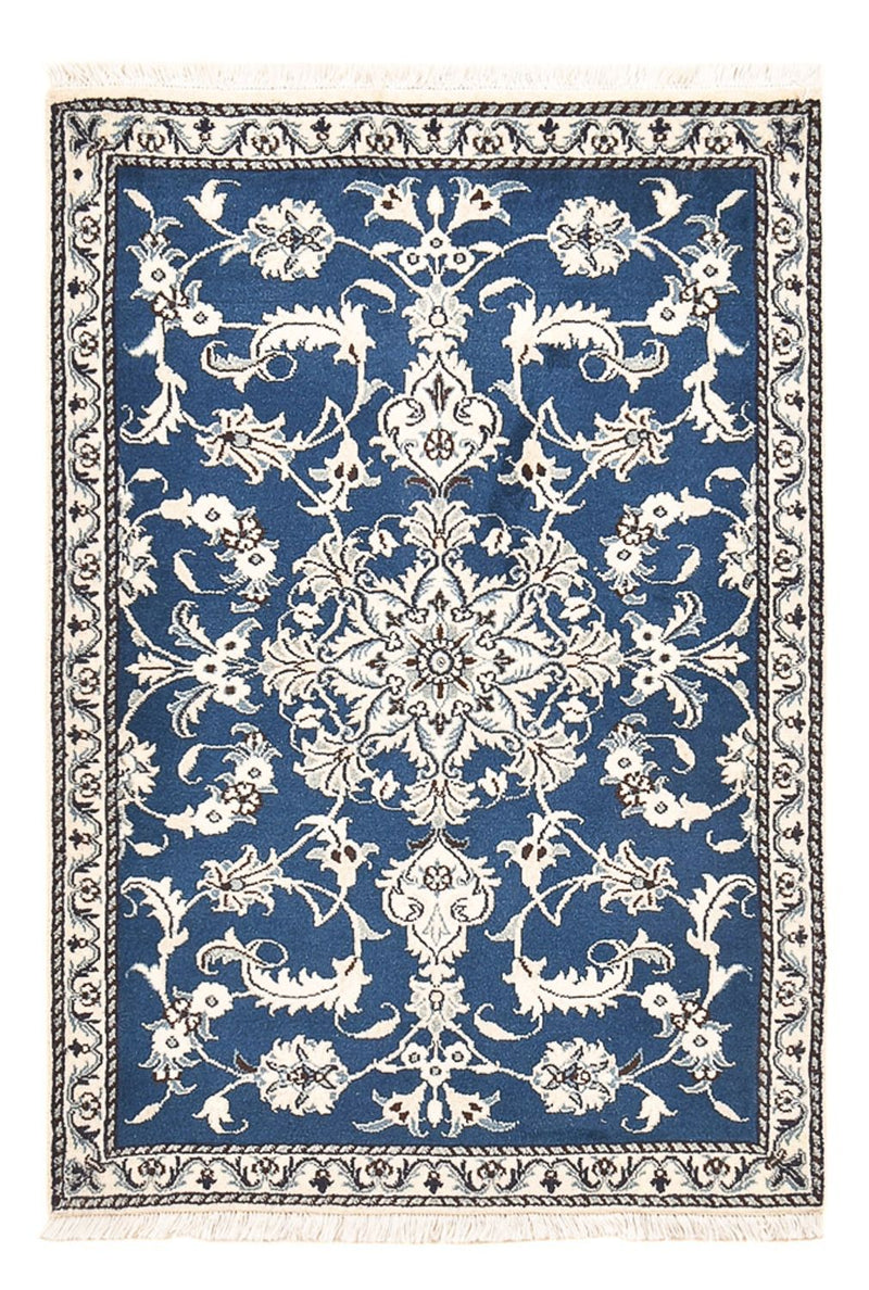 Perser Rug - Nain - 133 x 90 cm - blue