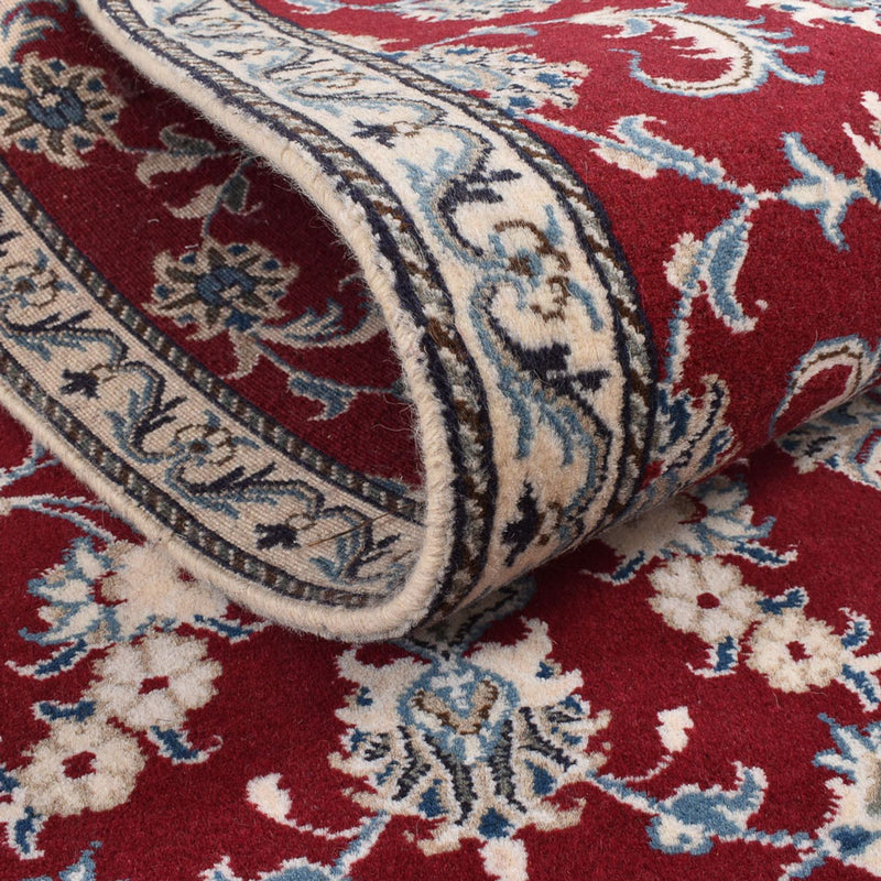 Runner Perser Rug - Nain - 385 x 78 cm - dark red