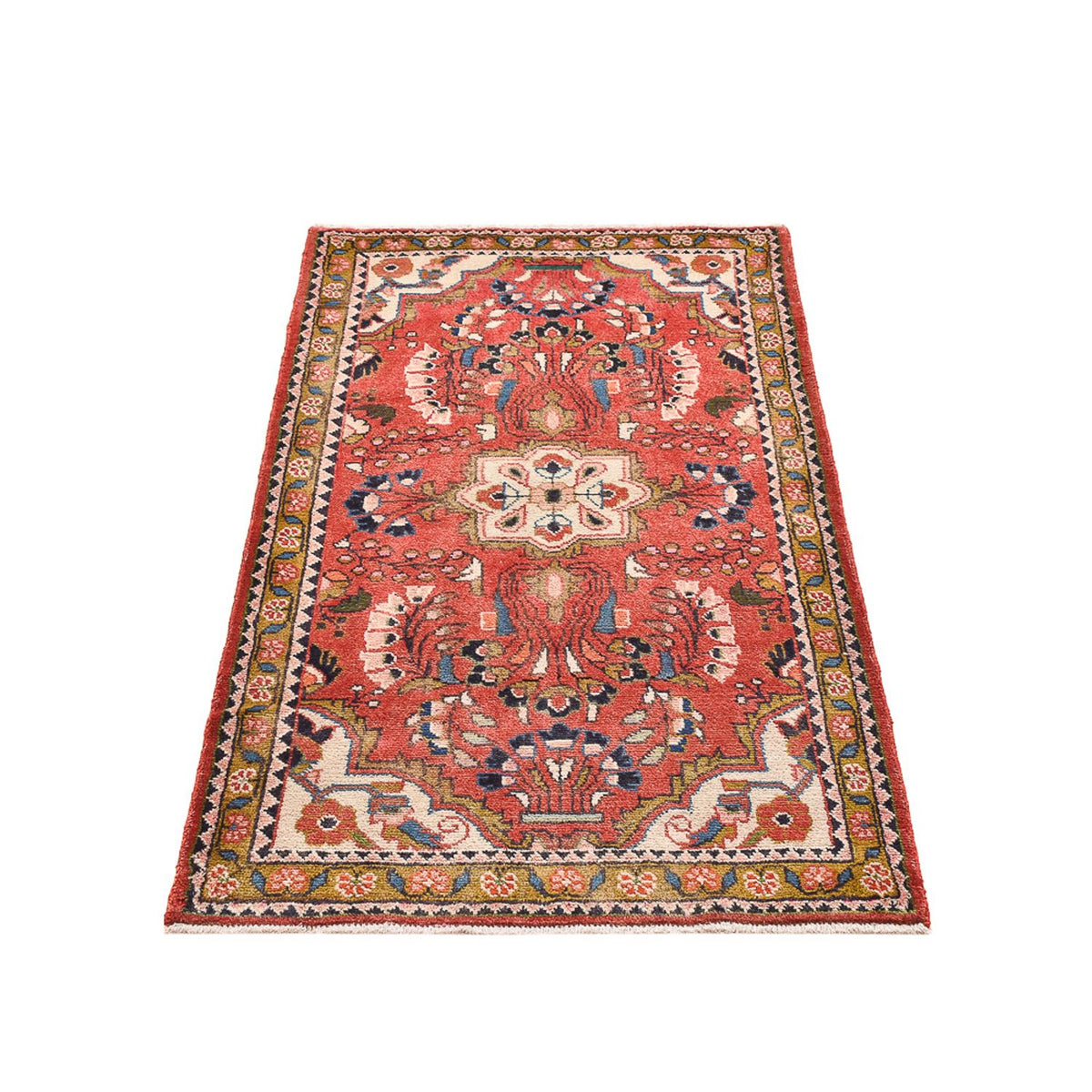 Perser Rug - Nomadic - 132 x 75 cm - light red