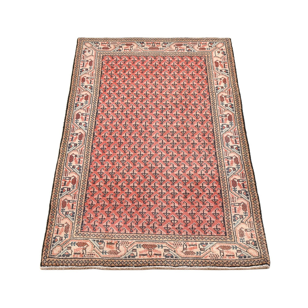 Perser Rug - Mir - 127 x 61 cm - light red