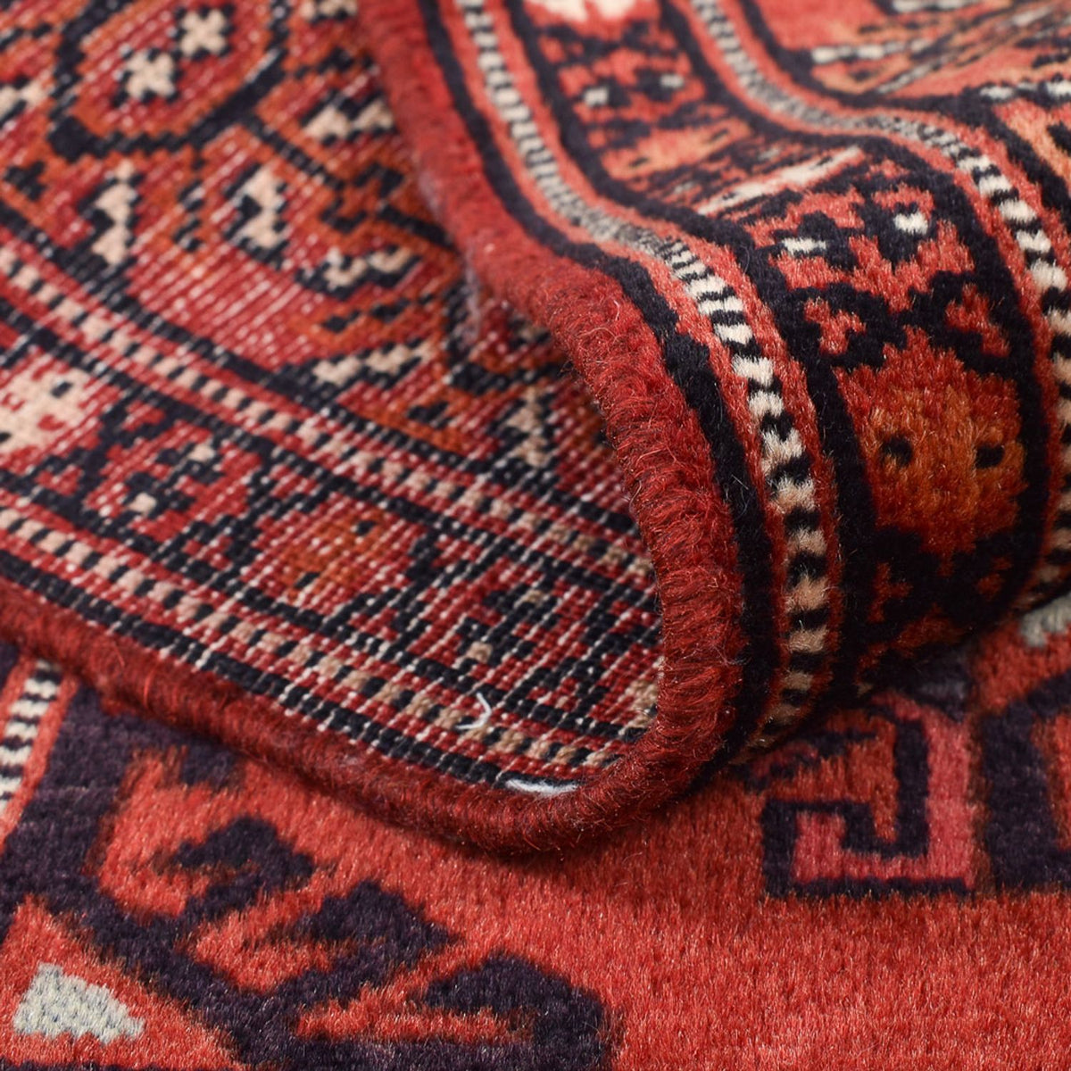 Turkaman Rug - 115 x 85 cm - red