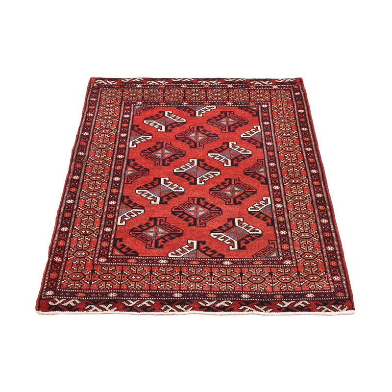 Turkaman Rug - 115 x 85 cm - red