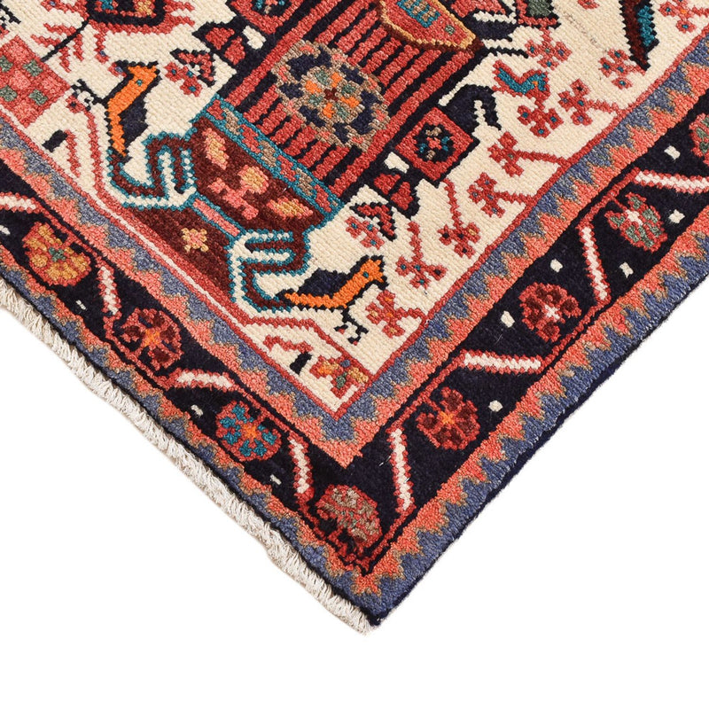 Perserteppich - Nomadic - 130 x 86 cm - hellrot
