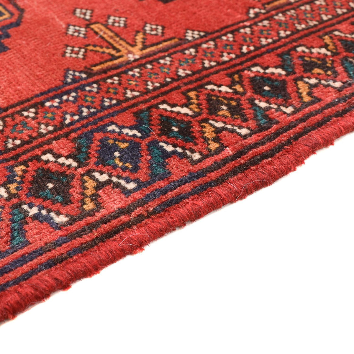 Turkaman Rug - 116 x 77 cm - red
