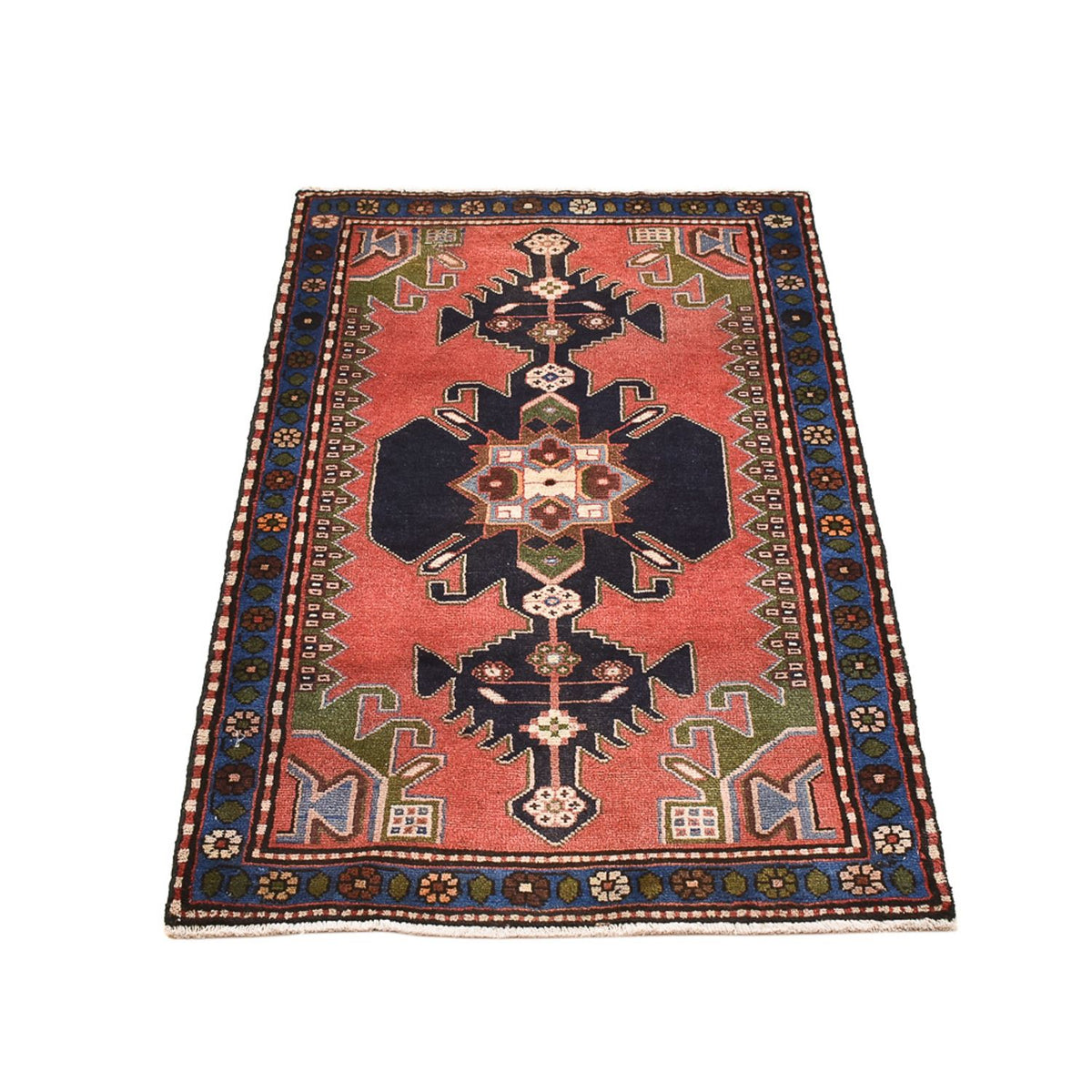 Perser Rug - Nomadic - 128 x 71 cm - red
