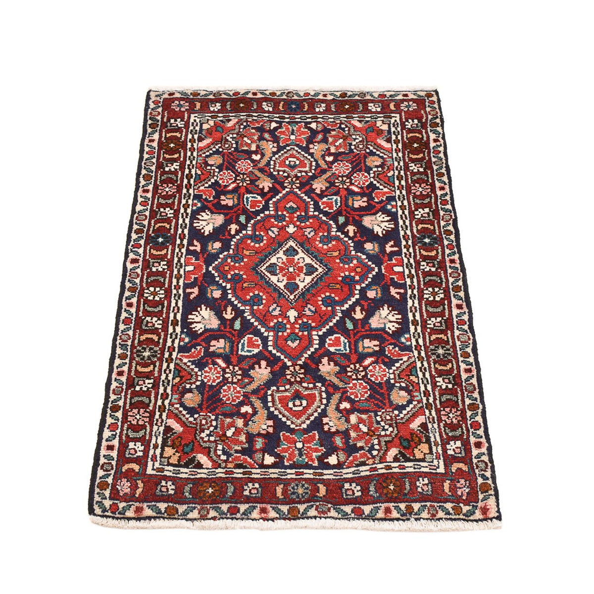 Perser Rug - Nomadic - 93 x 54 cm - dark red