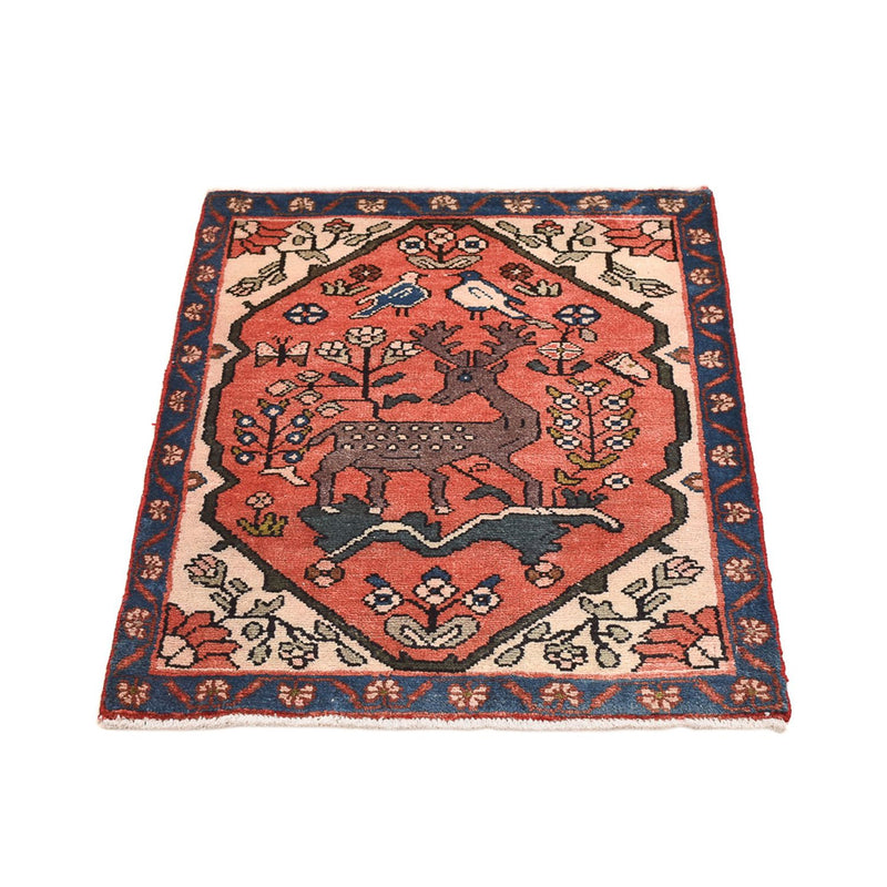Perser Rug - Nomadic - 92 x 67 cm - light red