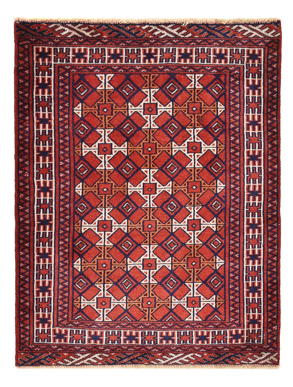 Perser Rug - Nomadic - 92 x 70 cm - dark red