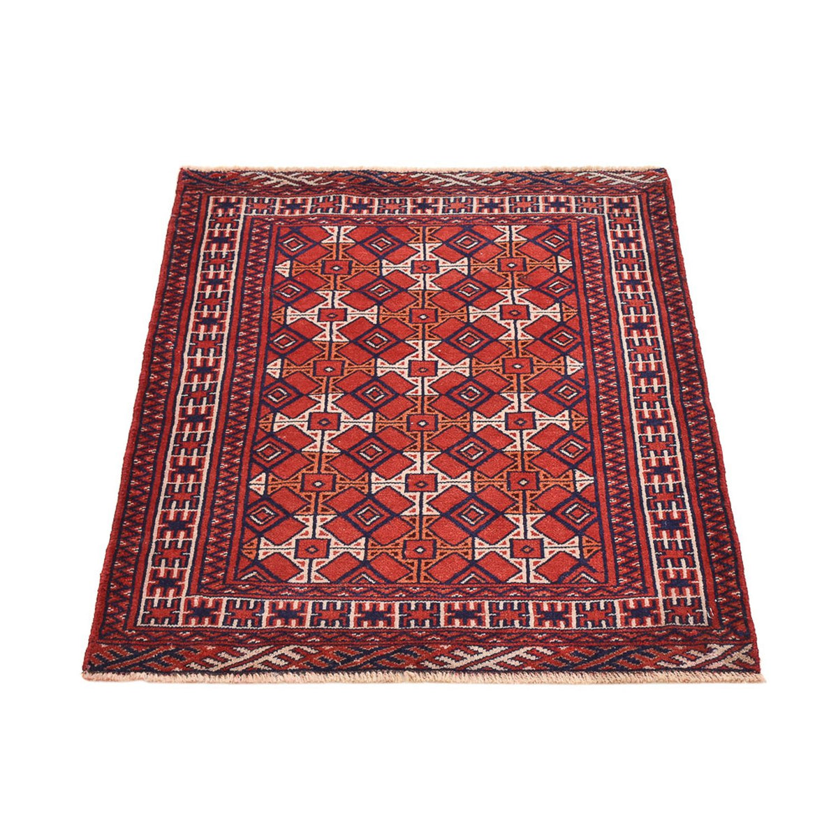 Perser Rug - Nomadic - 92 x 70 cm - dark red