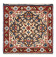 Perserteppich - Nomadic quadratisch  - 52 x 52 cm - mehrfarbig