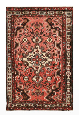 Perser Rug - Nomadic - 100 x 62 cm - light red