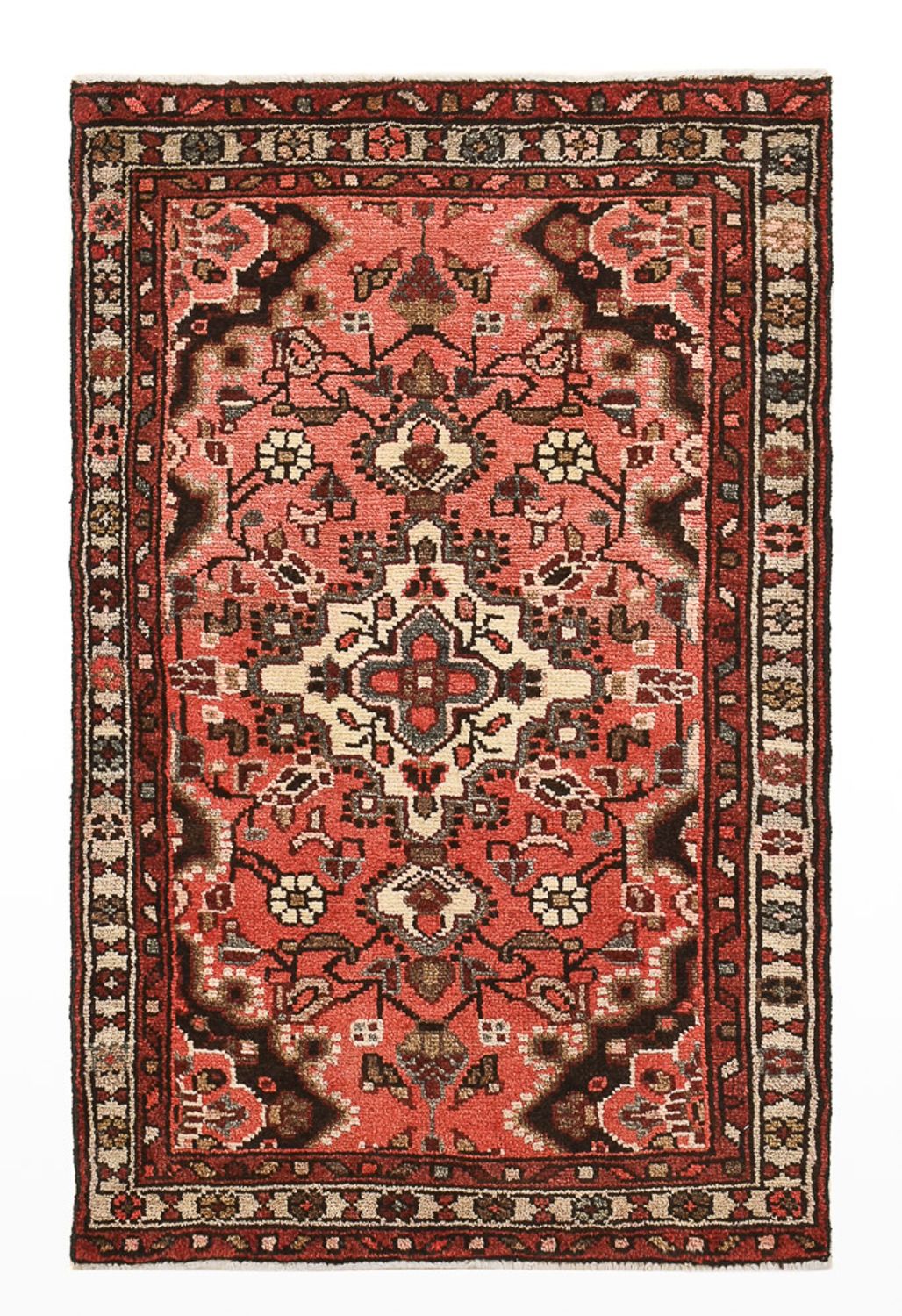 Perser Rug - Nomadic - 100 x 62 cm - light red