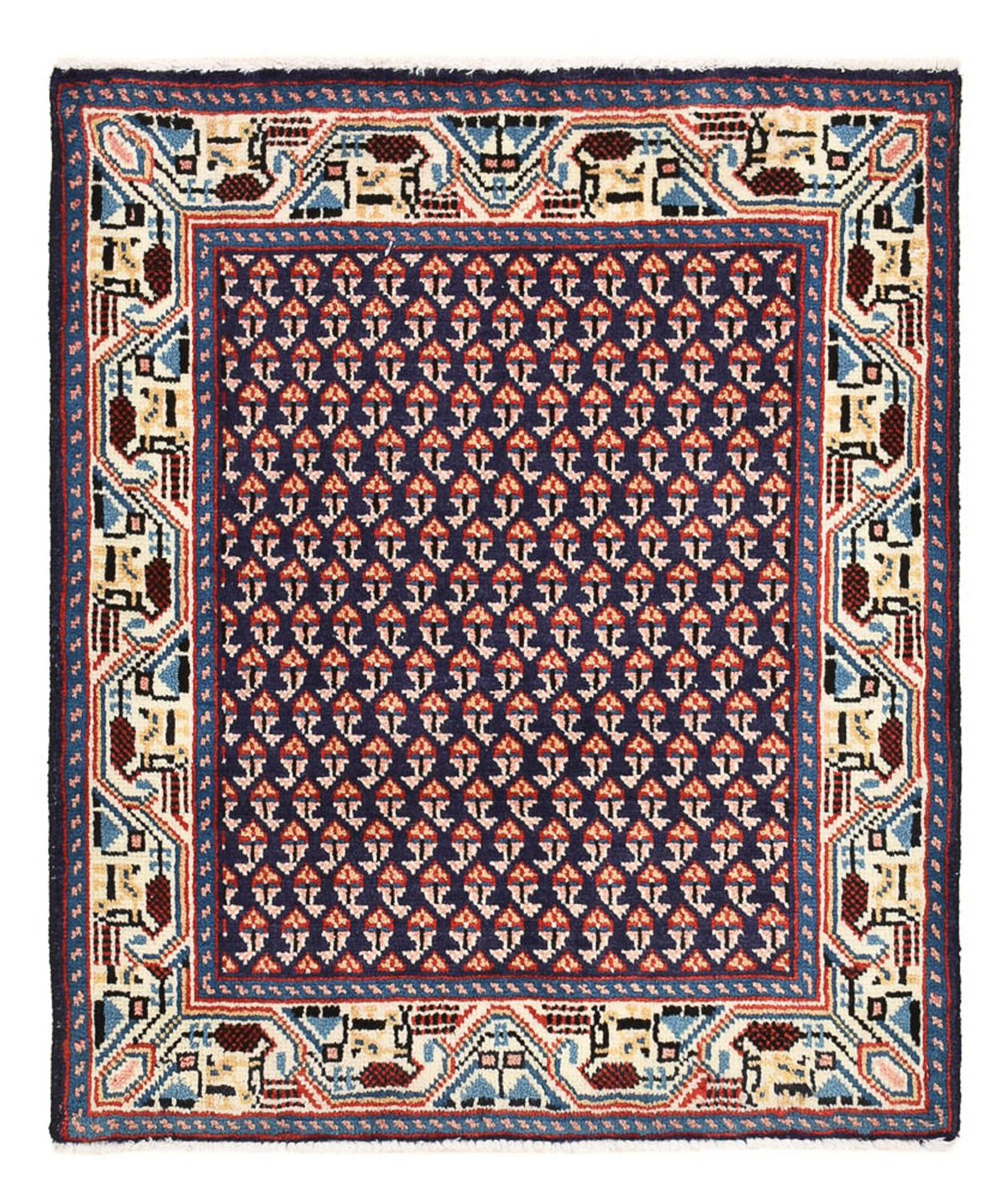 Perser Rug - Nomadic square  - 73 x 61 cm - purple