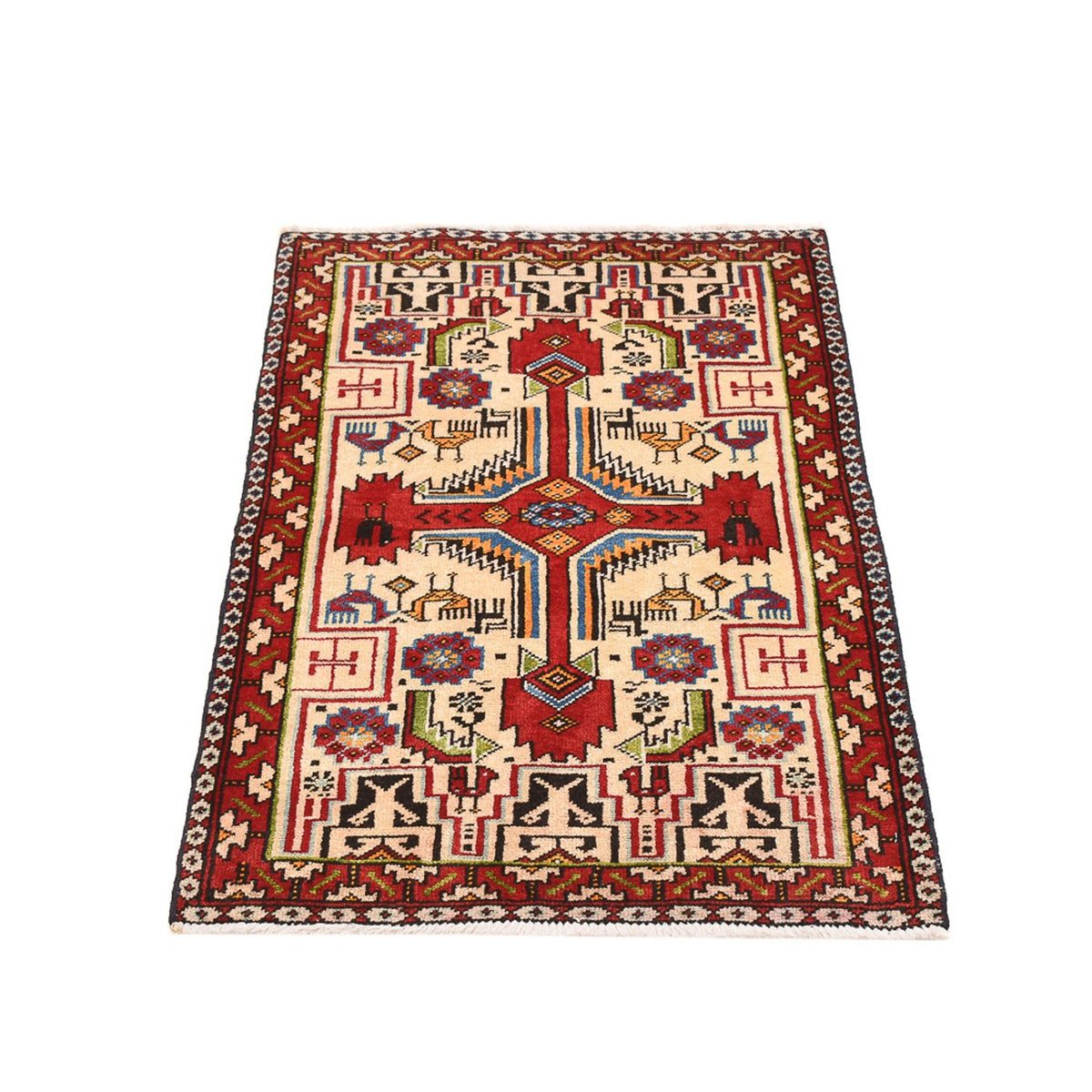 Perser Rug - Nomadic - 100 x 60 cm - multicolored