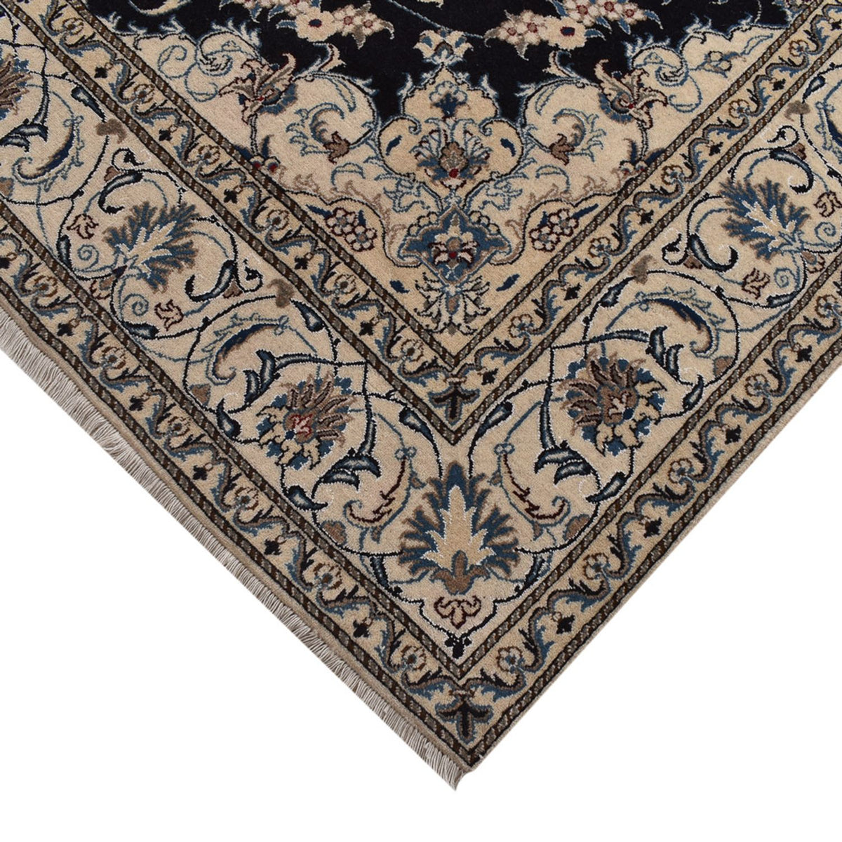 Perser Rug - Nain - 293 x 200 cm - dark blue